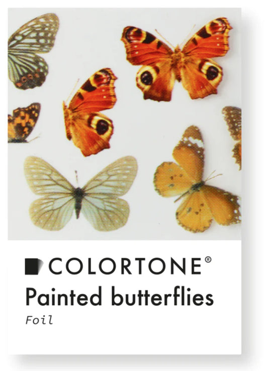 Colortone Klare bemalte Schmetterlinge Folie
