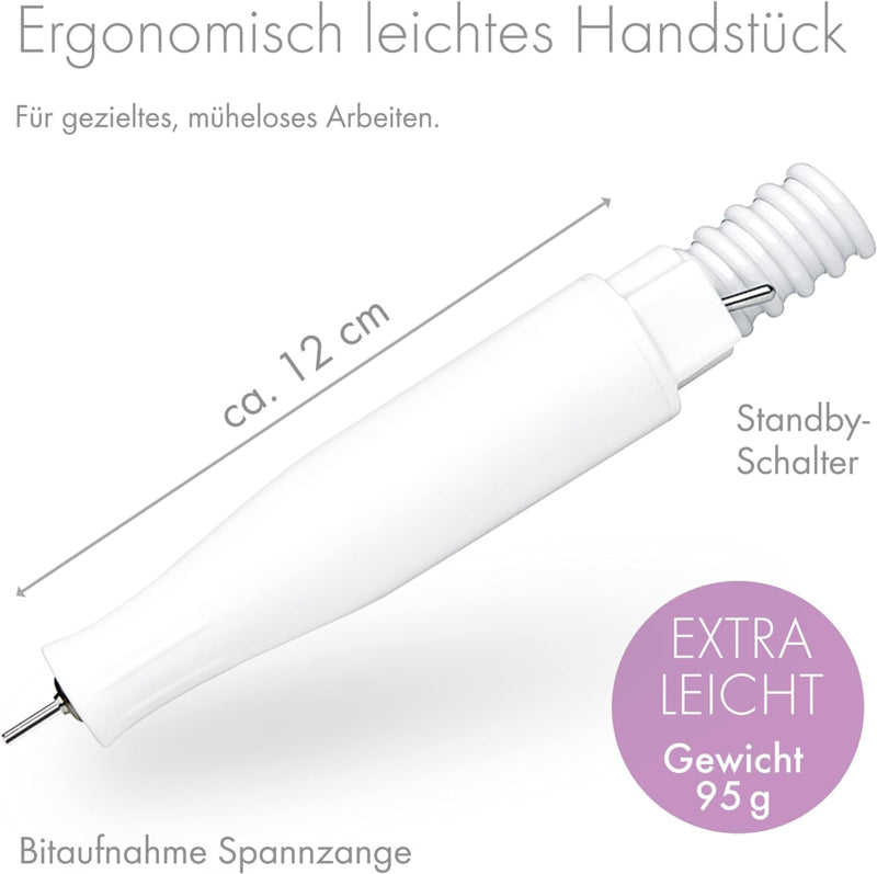 Promed 4030-SX2 Elektrischer Nagelfräser mit Staubabsaugung