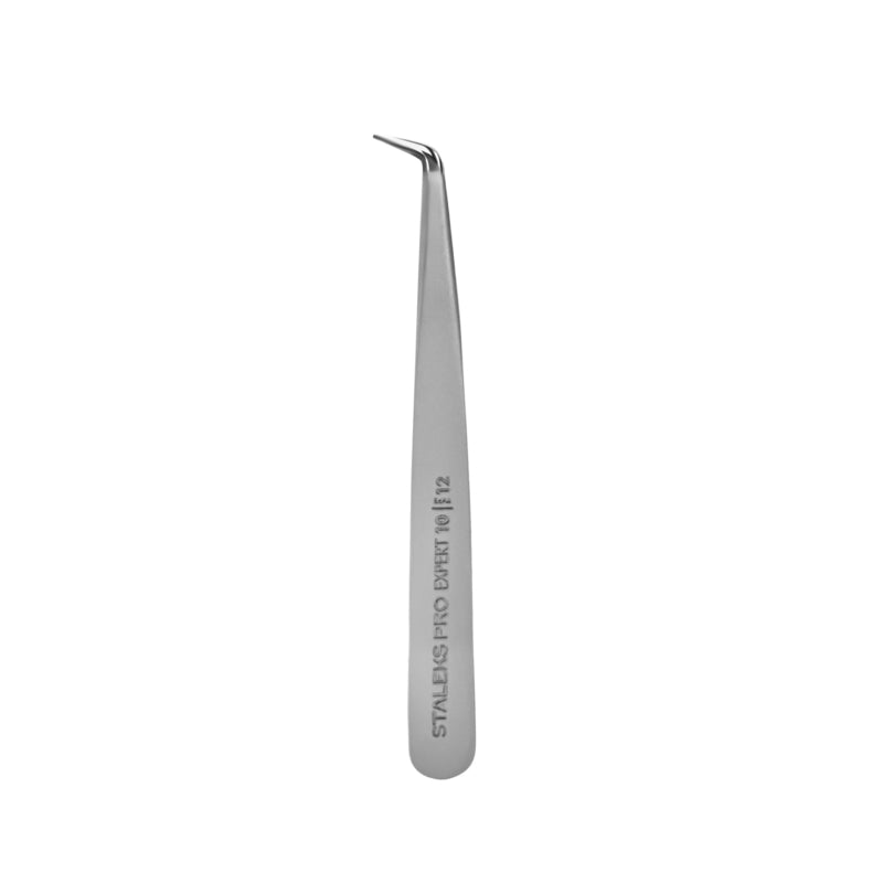 Staleks Pro Augenbrauenpinzette Expert 10 Typ 12 Lang Schlank Gebogen (TE-10/12)