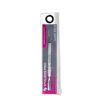 Staleks Nagelhautschieber Abgerundet + Reiniger Smart 50 Typ 5 (PS-50/5)