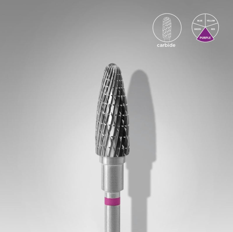 Staleks Hartmetall-Nagelfräser Corn Purple 5.0mm (FT90V050/13)