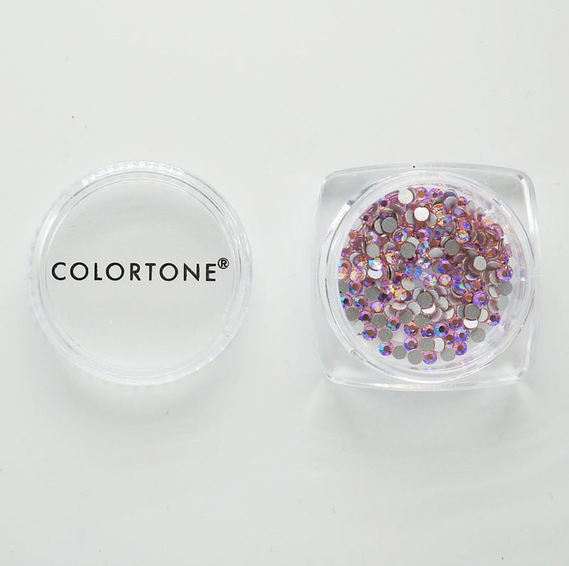 Colortone Pink Aurora Borealis (AB) Strasssteine