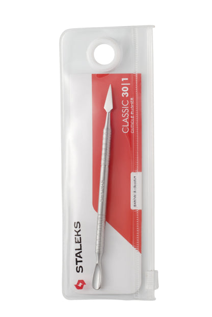 Staleks Pusher Abgerundet + Scharfer Reiniger Classic 30 Typ 1 (PC-30/1)