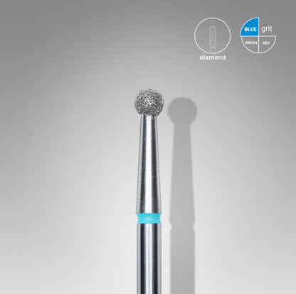 Staleks Diamantfräser Kugel Blau 2.7mm (Maniküre Pediküre) (FA01B027K)