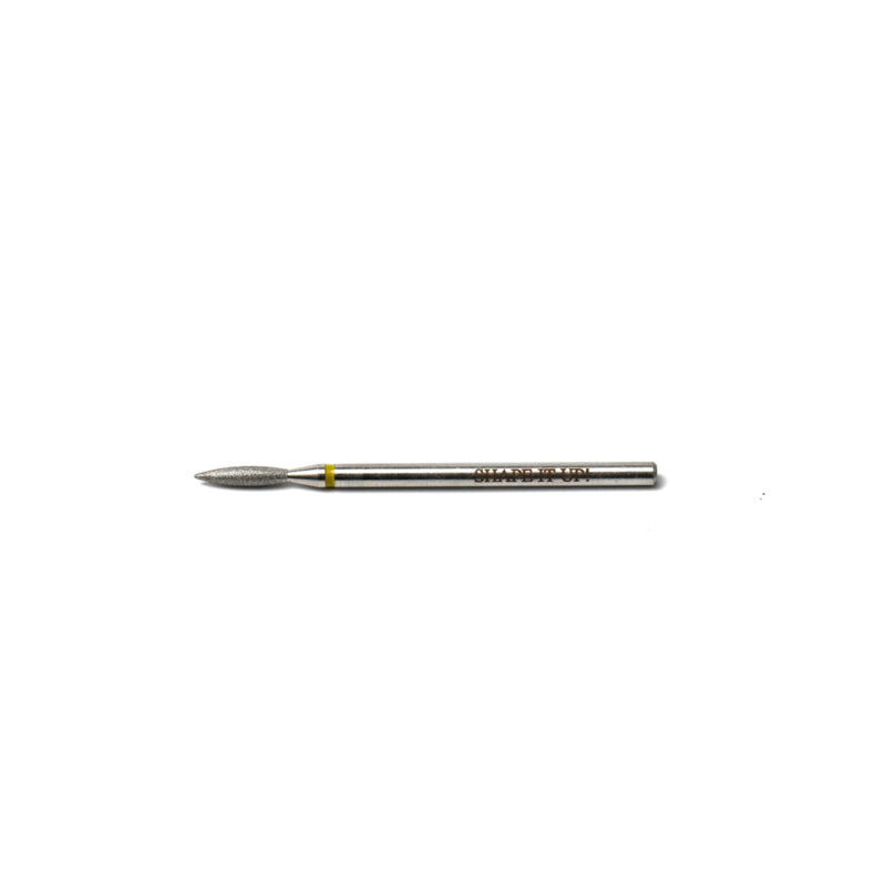 Shape It Up Diamantfräser Lang Scharfe Flamme 2.0mm Gelb (Maniküre Pediküre)