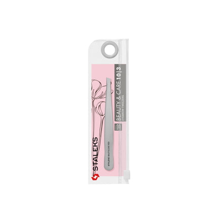 Staleks Augenbrauenpinzette Beauty & Care 10 Typ 3 Breit Schräg (TBC-10/3)