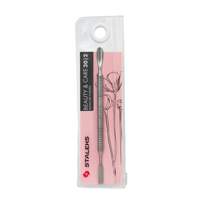 Staleks Pusher Abgerundet Schmal + Reiniger Beauty & Care 30 Typ 2 (PBC-30/2)