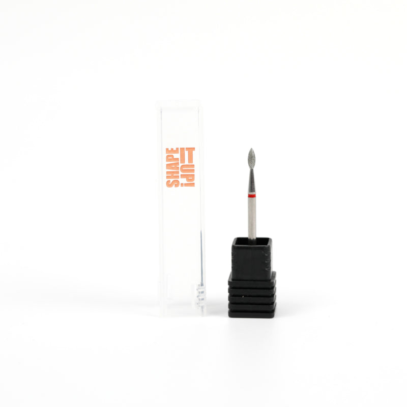 Shape It Up Diamantfrässtift Scharfe Mini Flame 2,1mm Rot (Maniküre Pediküre)