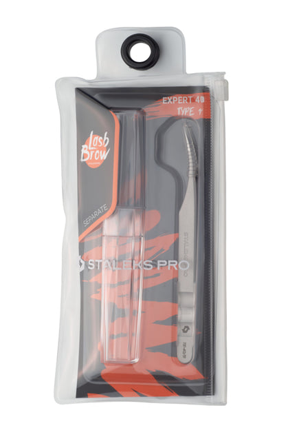 Staleks Pro Wimpernpinzette Expert 40 Typ 11 Gebogen (TE-40/11)