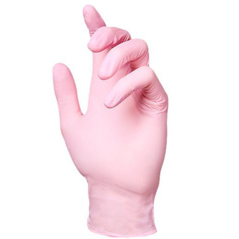 Merbach Nitrilhandschuhe Rosa Größe XS