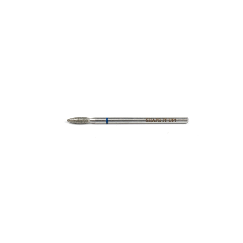 Shape It Up Diamantfräser breite stumpfe Flamme 2.5mm Blau (Maniküre Pediküre)