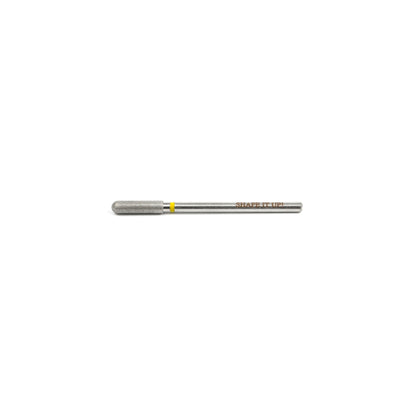 Shape It Up Diamantfrässtift Langer Zylinder Abgerundet 3.0 mm Gelb (Maniküre Pediküre)