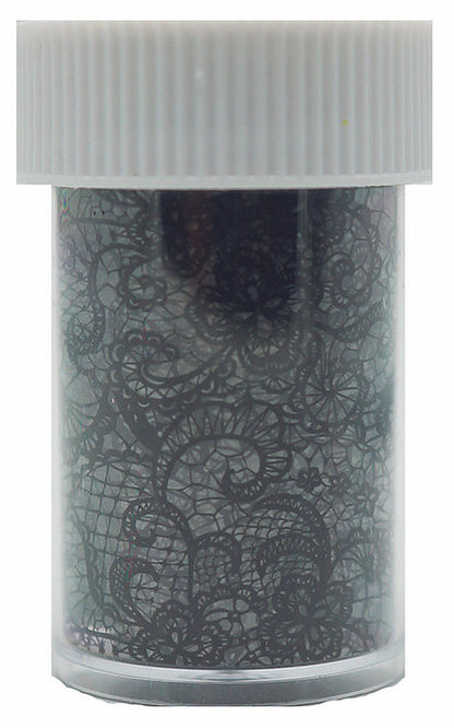 Colortone Black Lucy Lace Folie