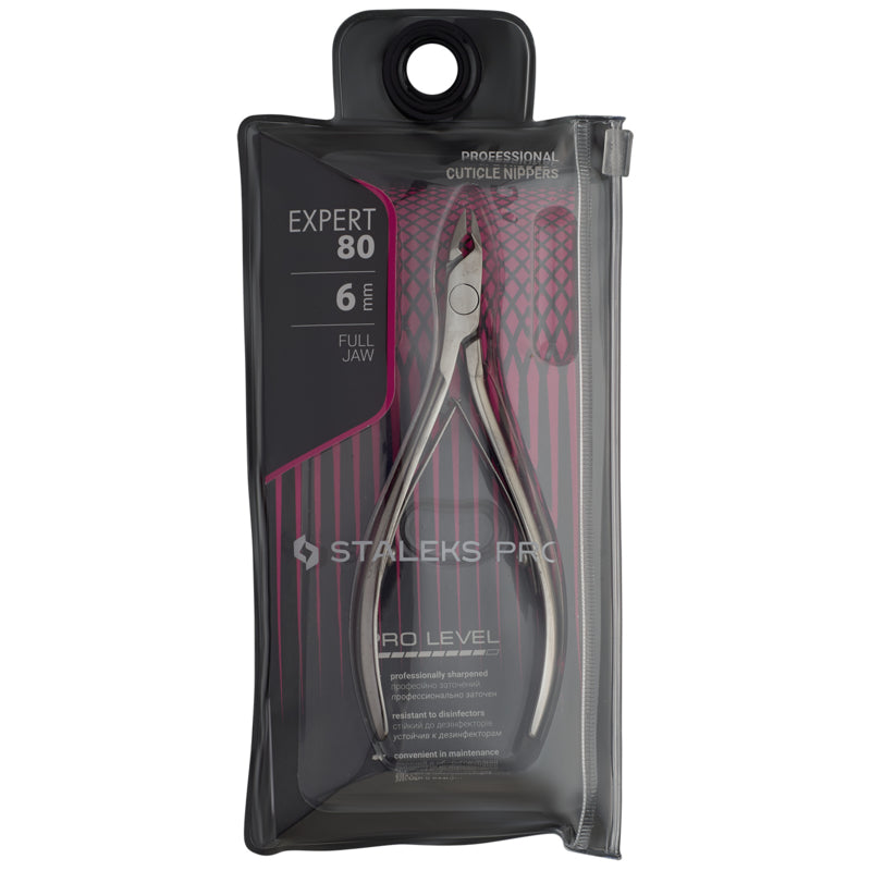 Staleks Professionelle Nagelhautzange Expert 80 6 mm Full Jaw (NE-80-6)