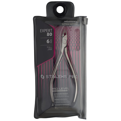Staleks Professionelle Nagelhautzange Expert 80 6 mm Full Jaw (NE-80-6)