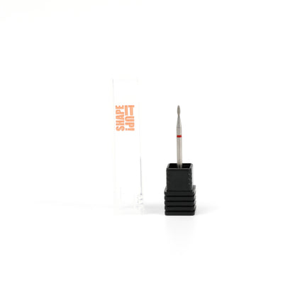 Shape It Up Diamantfräseraufsatz Scharfe Mini Flame 1.4mm Rot (Maniküre Pediküre)