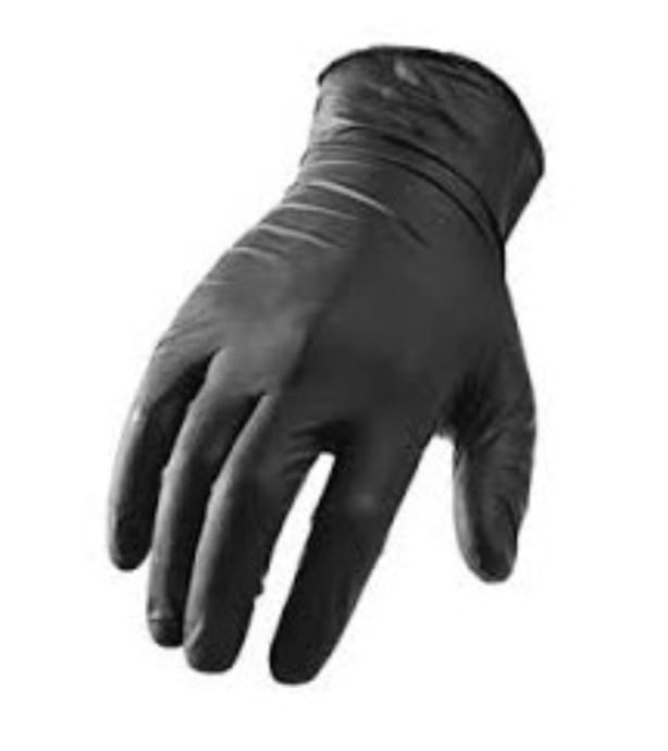 Extra Starke Nitrilhandschuhe Schwarz Größe M 100 Stück