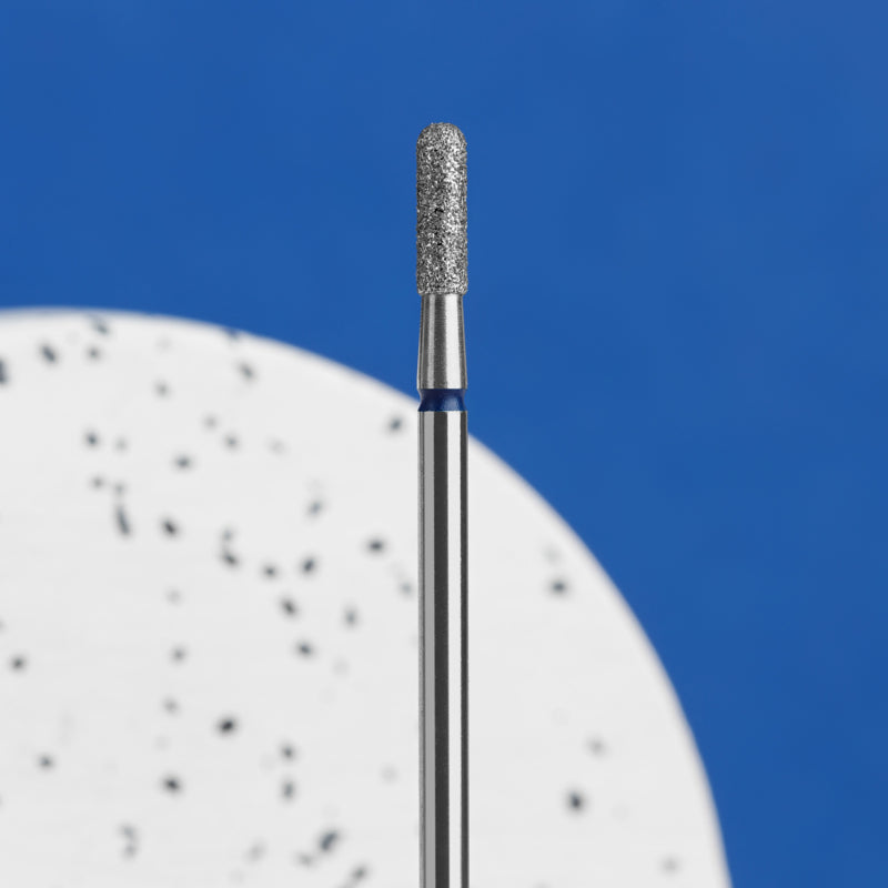 Staleks Diamantfräser Rundzylinder Blau 2,3mm (Maniküre Pediküre) (FA30B023/8K)