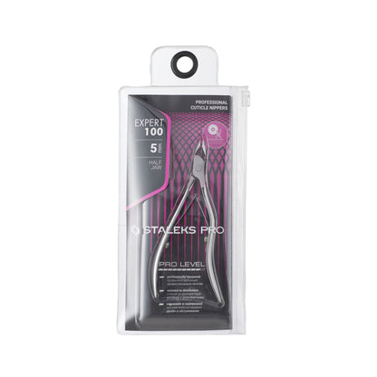 Staleks Professionelle Nagelhautzange Expert 100 5 mm Half Jaw (NE-100-5)