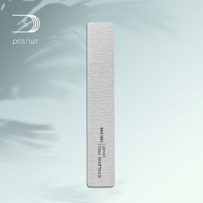Staleks Pro Smart Mineral Gerade Feile 180/240 Grit 5er-Pack (NFB-31/2)