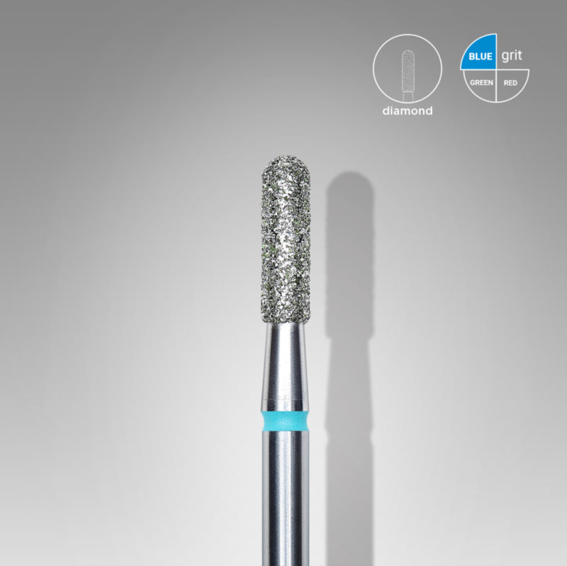 Staleks Diamantfräser Rundzylinder Blau 2,3mm (Maniküre Pediküre) (FA30B023/8K)