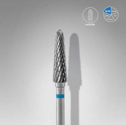 Staleks Hartmetall-Nagelfräser Kegelstumpf Blau 4.0mm (FT70B040/13)