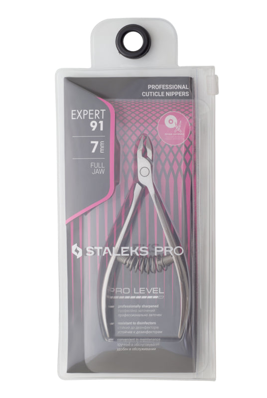 Staleks Professionelle Nagelhautzange Expert 91 7 mm Full Jaw (NE-91-7)