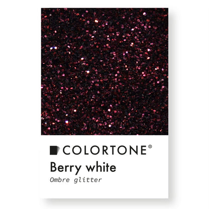 Colortone Ombre Glitzer Beere Weiß