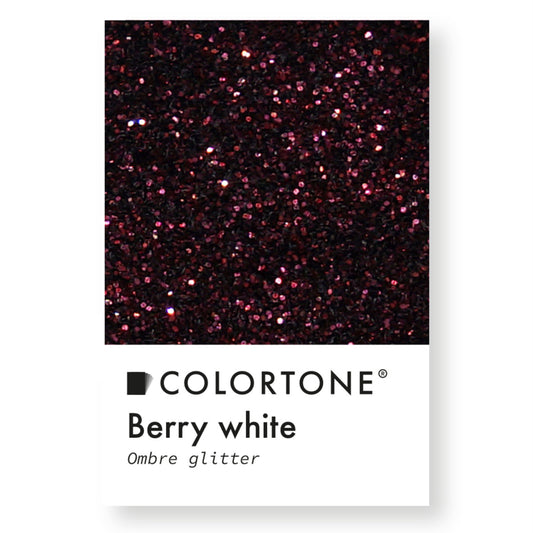 Colortone Ombre Glitzer Beere Weiß