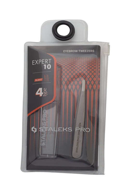 Staleks Pro Augenbrauenpinzette Expert 10 Typ 4 Schräg (TE-10/4)