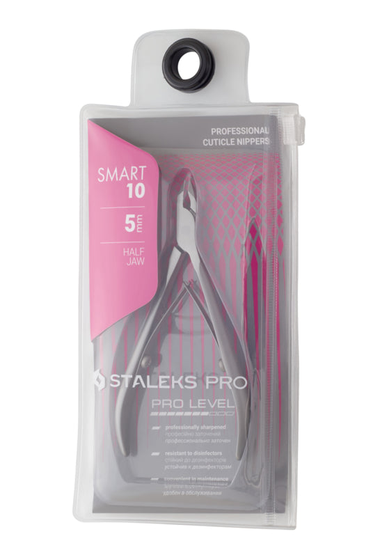 Staleks Professionelle Nagelhautzange Smart 10 5 mm halbe Backen (NS-10-5)