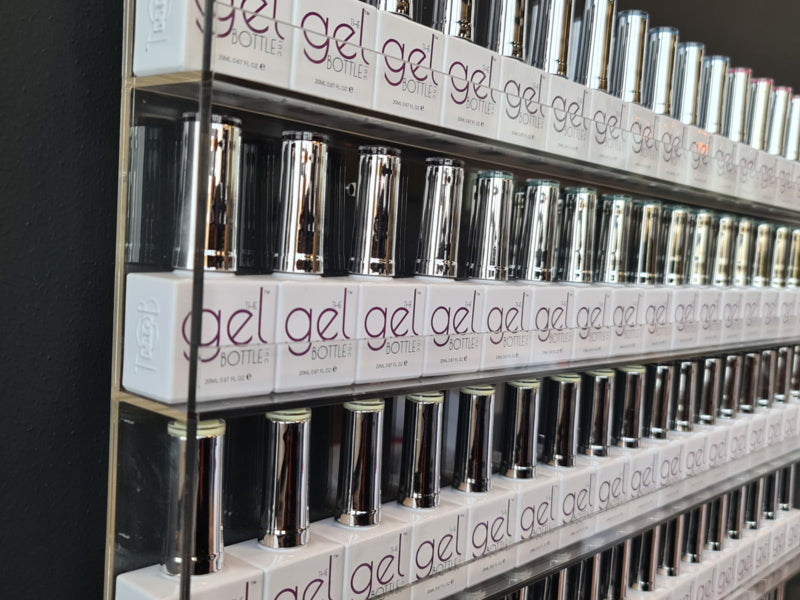 Shape It Up Wandregal Gel-Lack-Flaschen