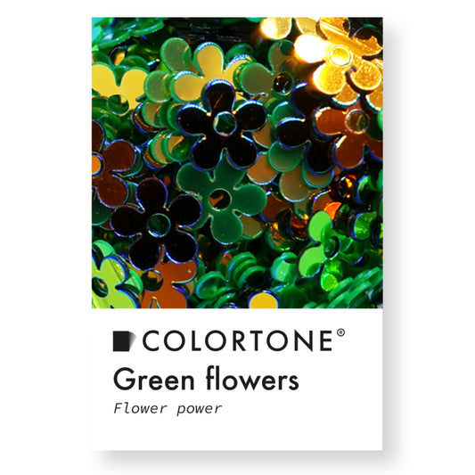 Colortone Grün Blumen