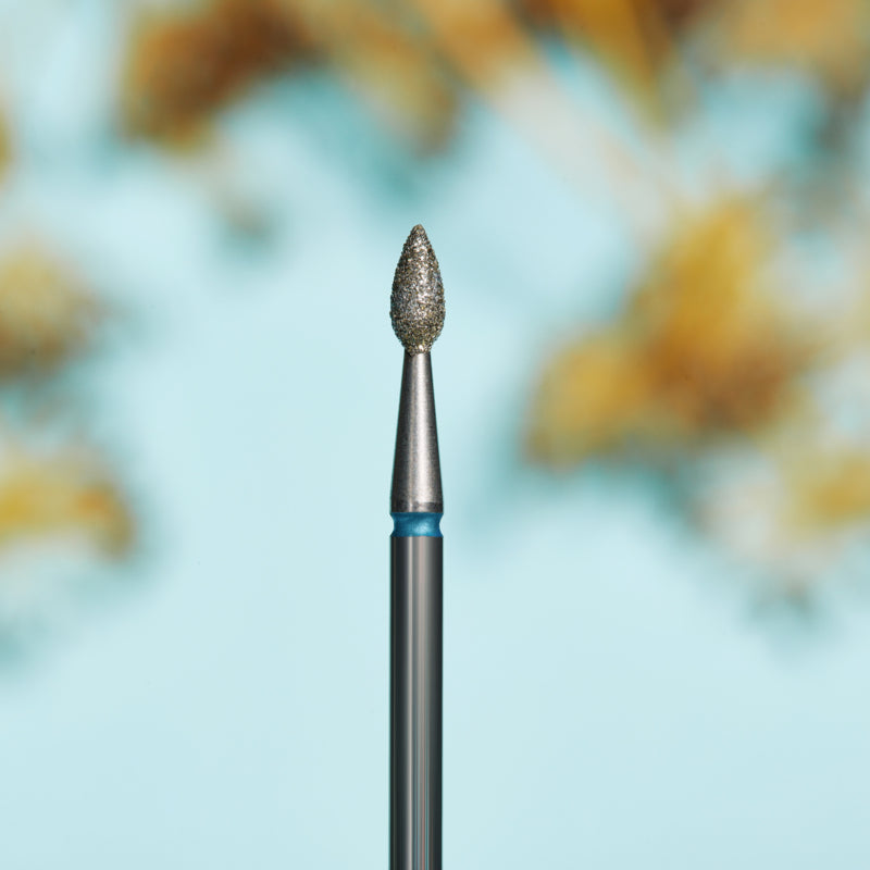 Staleks Diamond Fräsaufsatz Flamme XS Blau 1.8mm (Maniküre Pediküre) (FA60B018/4K)