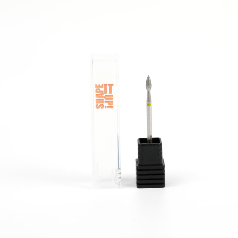 Shape It Up Diamantfräser breite scharfe Flamme 2,6 mm Gelb (Maniküre Pediküre)