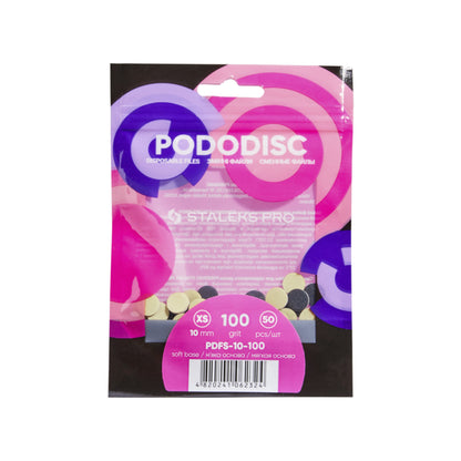 Staleks Soft Base Nachfüllpads für Pododisc XS Schwarz (50 Stk.) (PDFS-10-Serie)