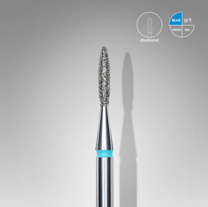 Staleks Diamantfräser Flamme Scharf Blau 1.6mm (Maniküre Pediküre) (FA11B016/8K)