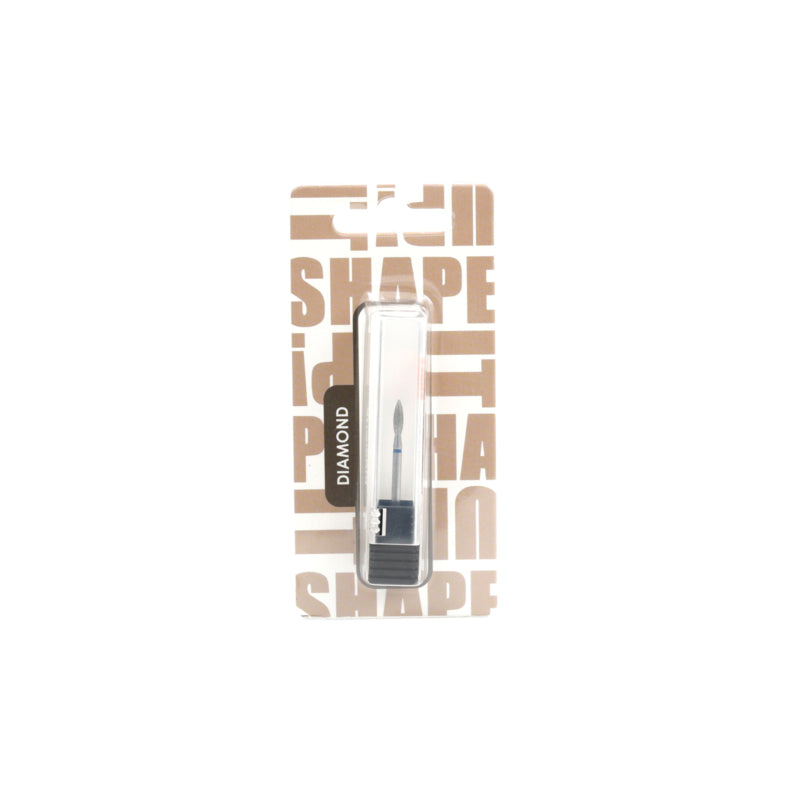 Shape It Up Diamantfräser langer spitzer Flamme 2,5mm Blau (Maniküre Pediküre)