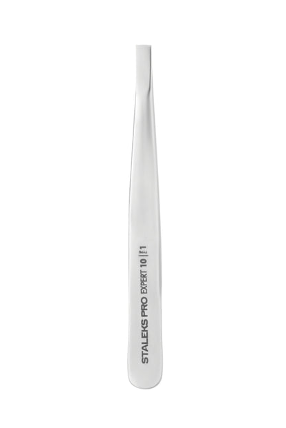 Staleks Pro Augenbrauenpinzette Expert 10 Typ 1 Breit Gerade (TE-10/1)