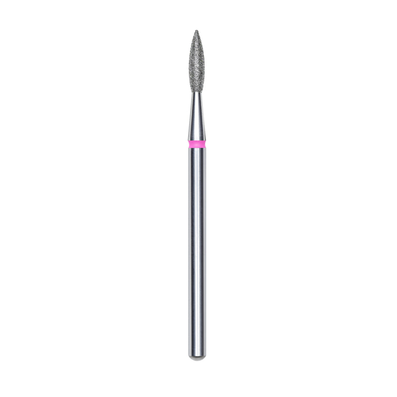 Staleks Diamond Fräsaufsatz Flamme Scharf Rot 2.1mm (Maniküre Pediküre) (FA11R021/8K)