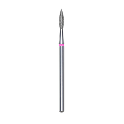 Staleks Diamond Fräsaufsatz Flamme Scharf Rot 2.1mm (Maniküre Pediküre) (FA11R021/8K)