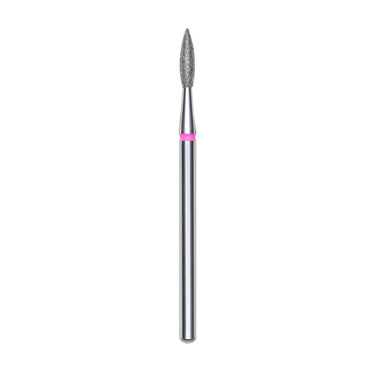 Staleks Diamond Fräsaufsatz Flamme Scharf Rot 2.1mm (Maniküre Pediküre) (FA11R021/8K)