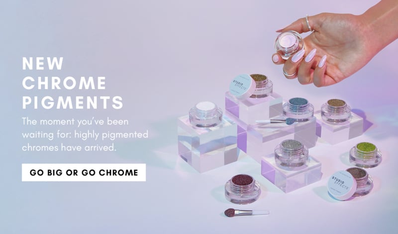The GelBottle Gold Chrompigment