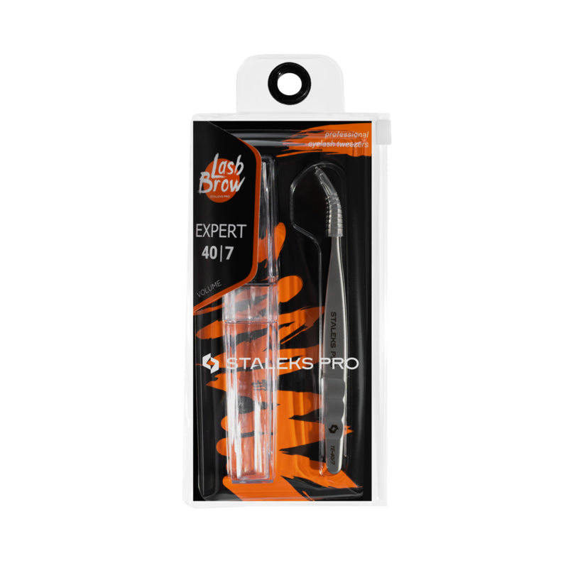 Staleks Pro Wimpernpinzette Expert 40 Typ 7 gebogen (TE-40/7)