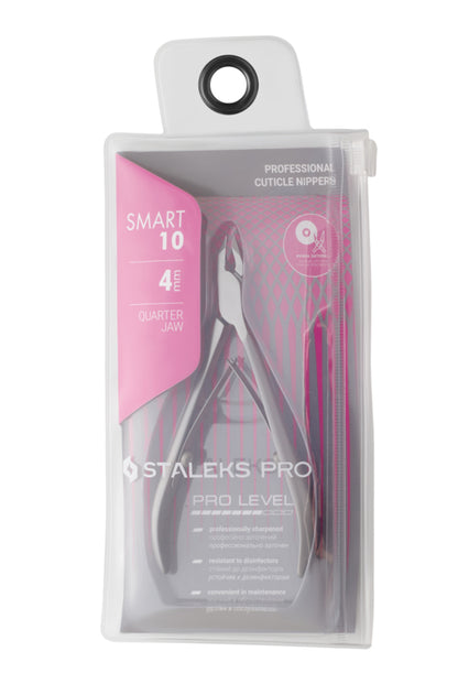 Staleks Professionelle Nagelhautzange Smart 10 4 mm viertelbackig (NS-10-4)