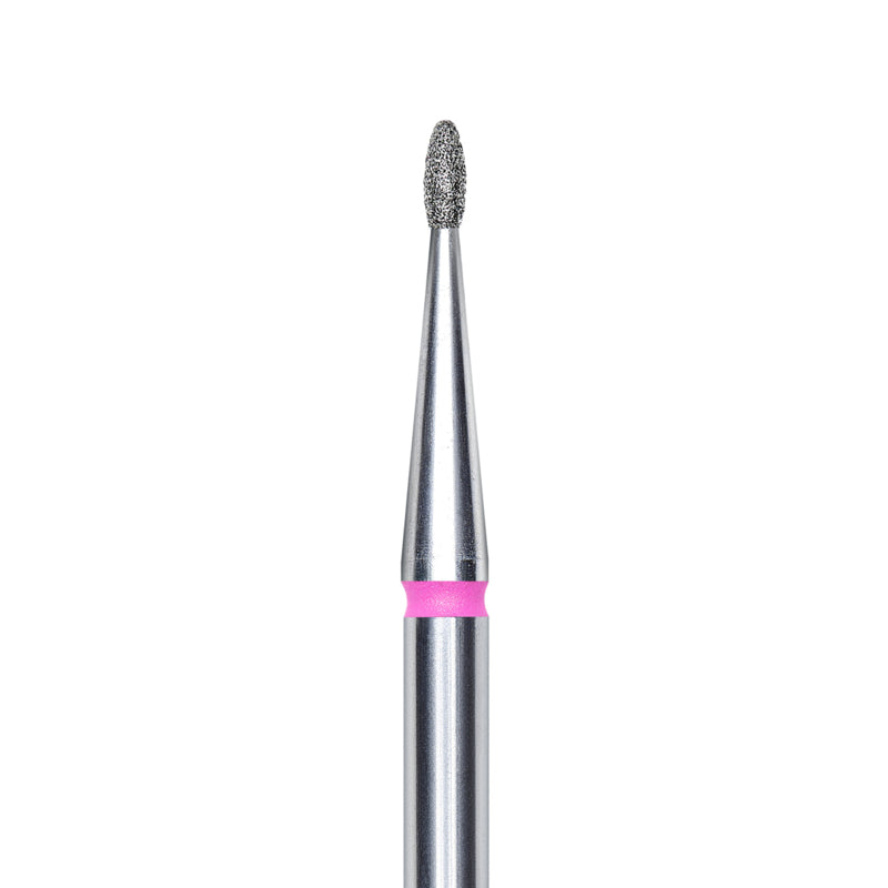Staleks Diamantfräser abgerundeter Tropfen rot 1,2mm (Maniküre Pediküre) (FA50R012/3K)