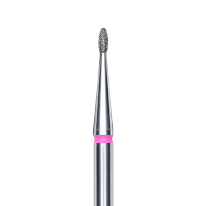 Staleks Diamantfräser abgerundeter Tropfen rot 1,2mm (Maniküre Pediküre) (FA50R012/3K)