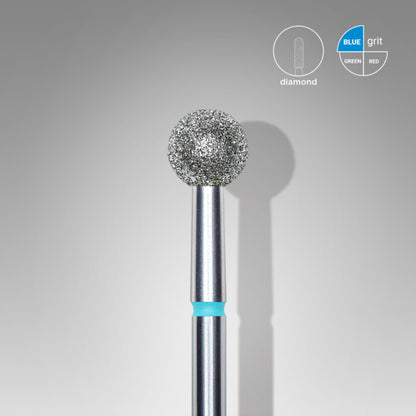 Staleks Diamantfräser Kugel Blau 5.0mm (Maniküre Pediküre) (FA01B050K)