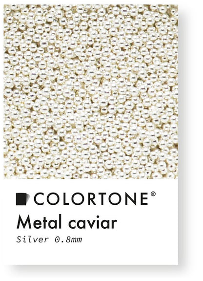 Colortone Metall Kaviar Silber