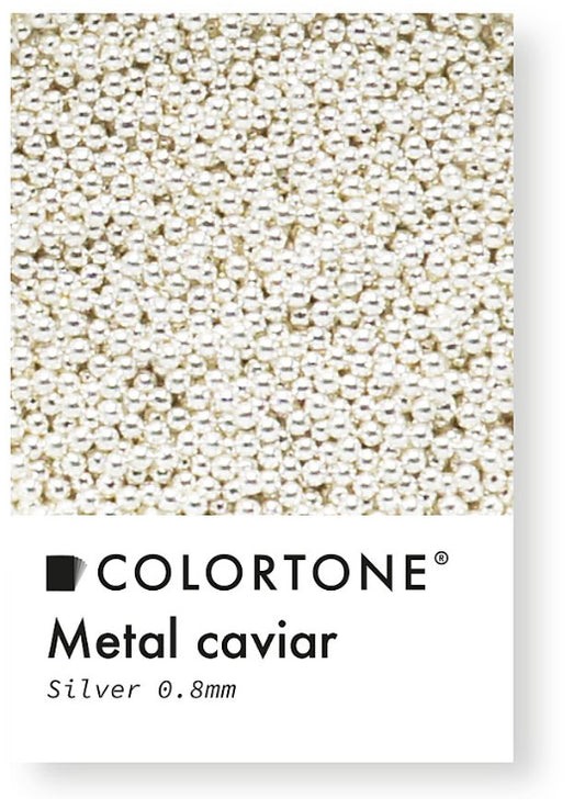 Colortone Metall Kaviar Silber